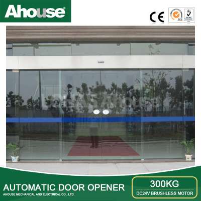 Frameless glass doors,infrared sensor automatic door,sliding glass door opener