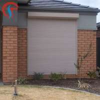 Window villa motorized exterior shutter